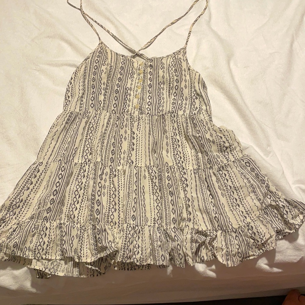 Open back flowy shirt